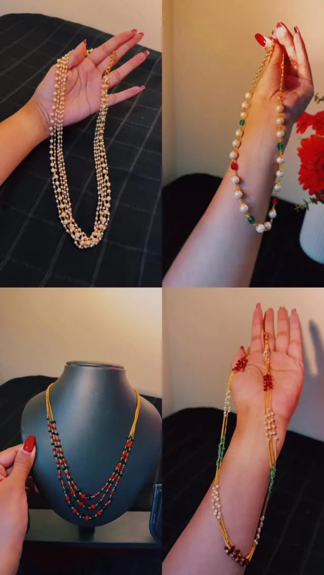 A recent jewellery look shared by Alankara